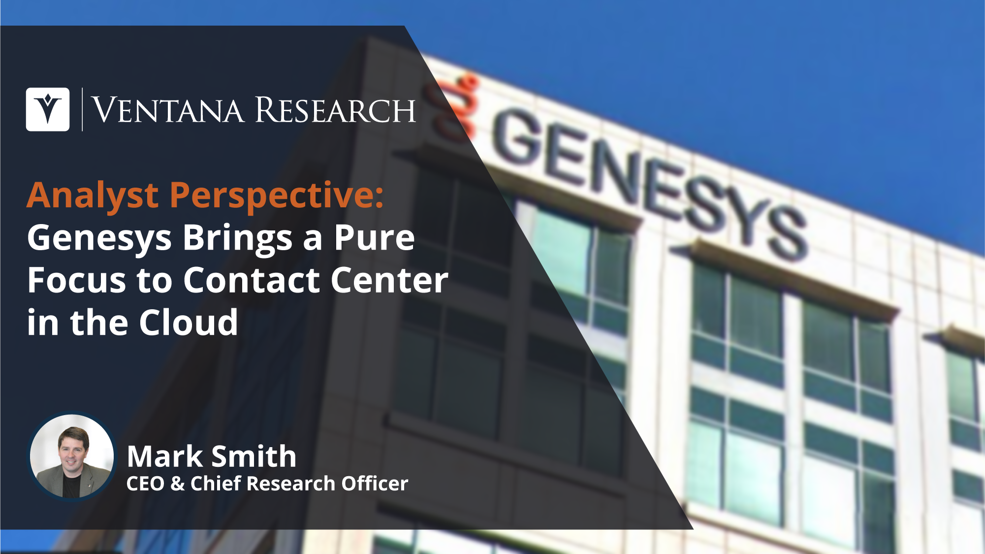 Genesys Brings a Pure Focus to Contact Center in the Cloud